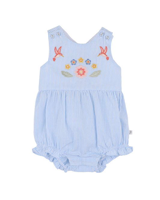 SONGBIRD STRIPE EMBROIDERED BODYSUIT