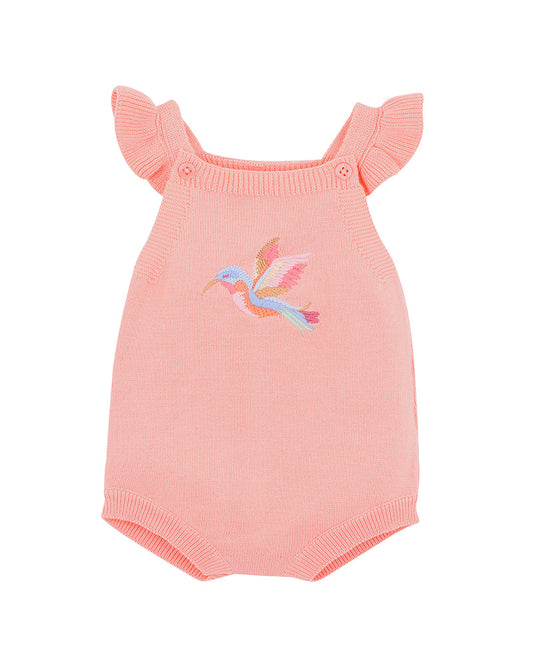 SONGBIRD EMBROIDERED KNITTED BODYSUIT